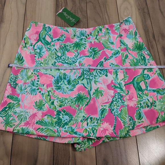 NWT! Lilly Pulitzer Cassia Skort Raz Berry Catty Shack Size 8 - Picture 5 of 15